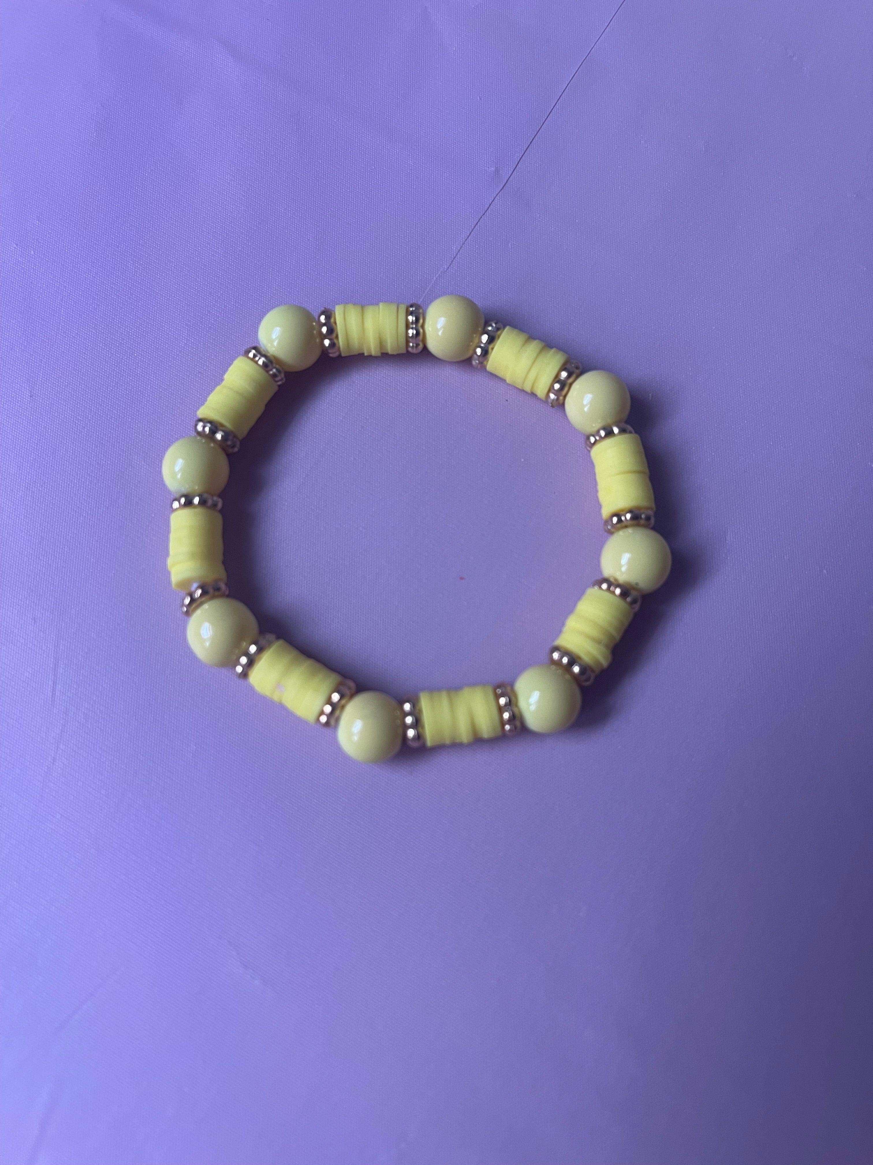 #182 Yellow Bracelet