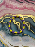 #11 Purple & Yellow Bracelet