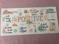 #97 Positive Vibes~~UV DTF CUP WRAP