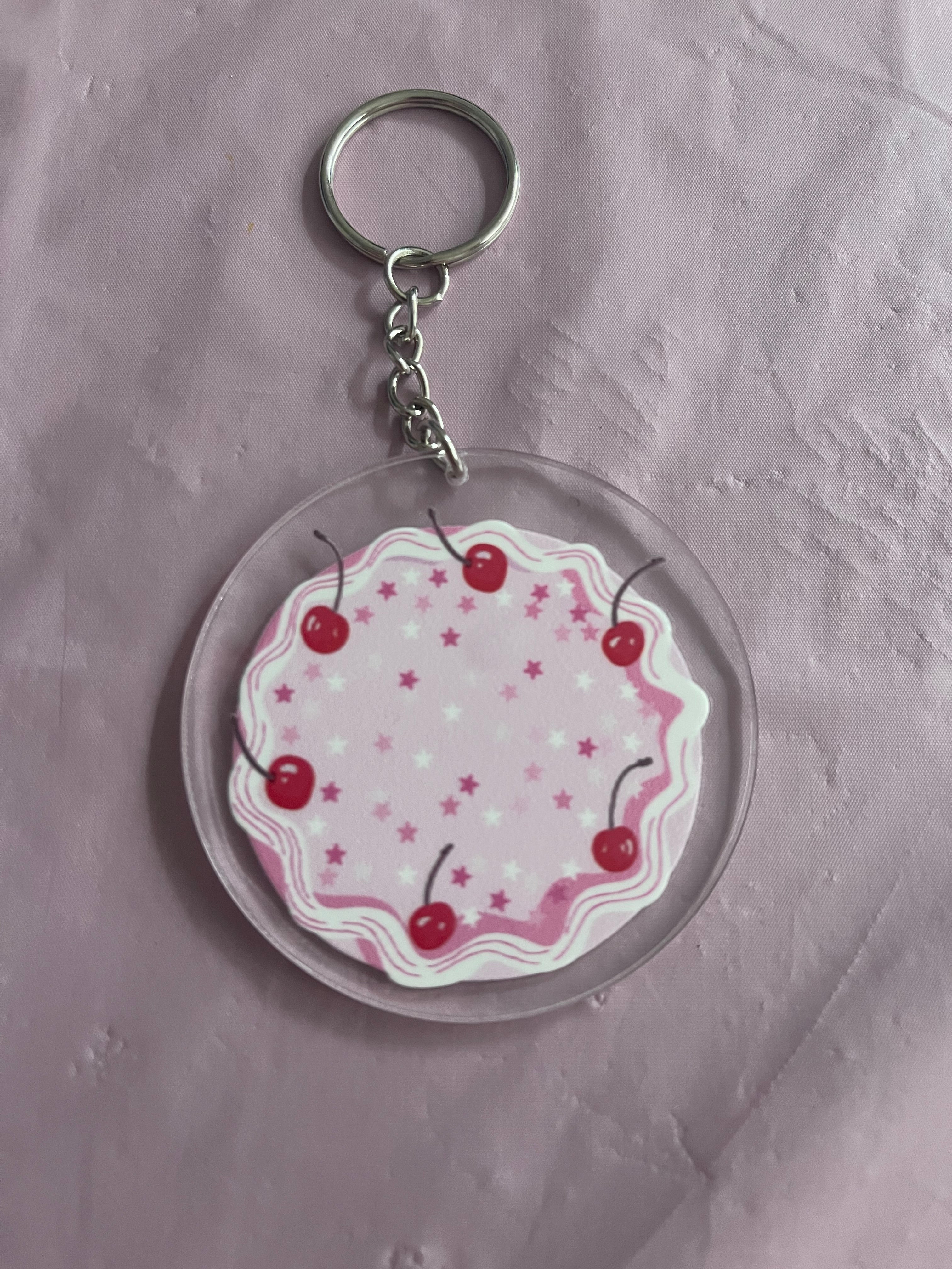 #66 Cherry Cheesecake~~Keychain