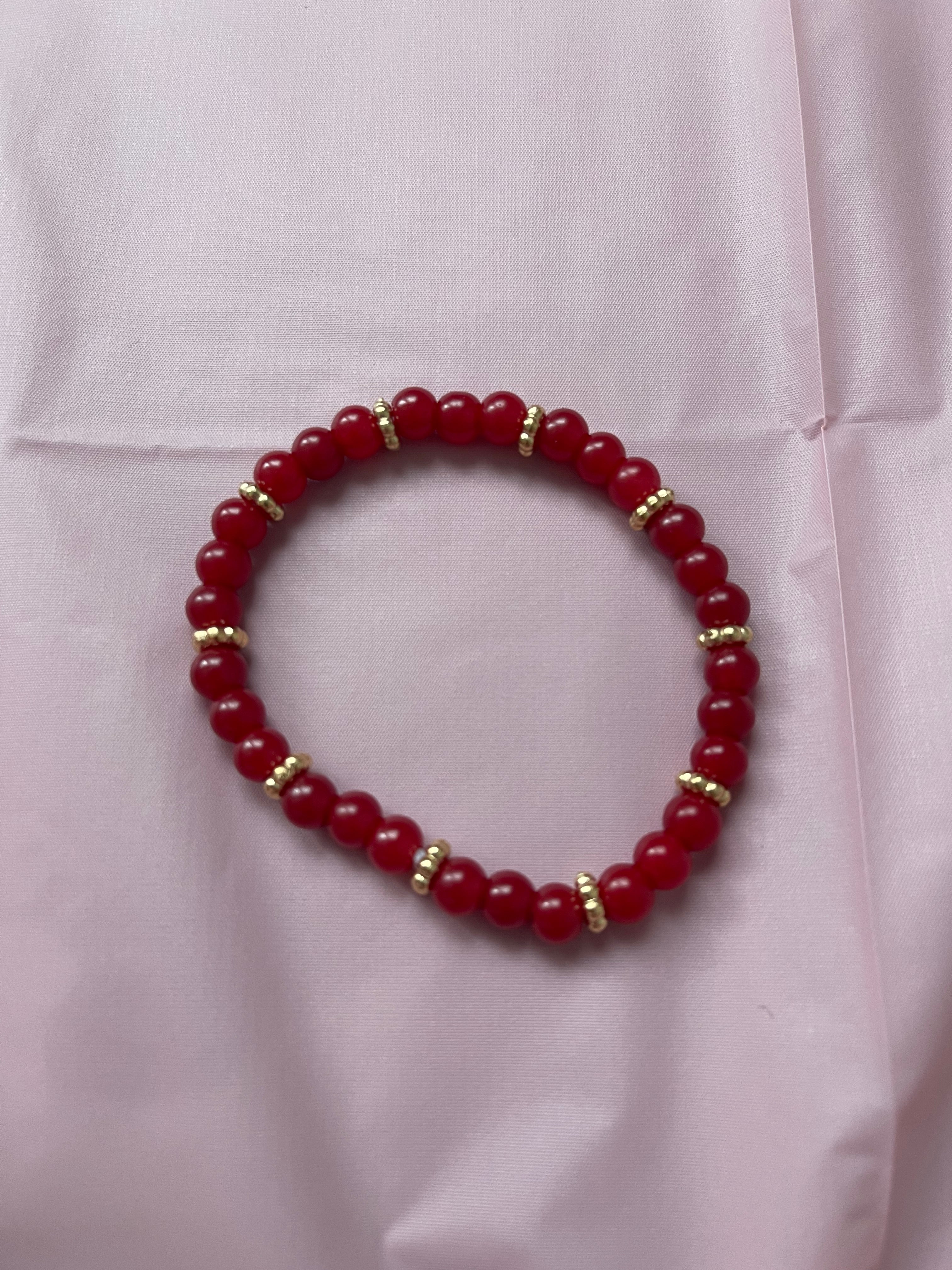 #59 Red & Gold Bracelet