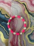 #13 Hot Pink Bracelet