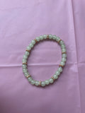 #104 Lime Green & Gold Bracelet