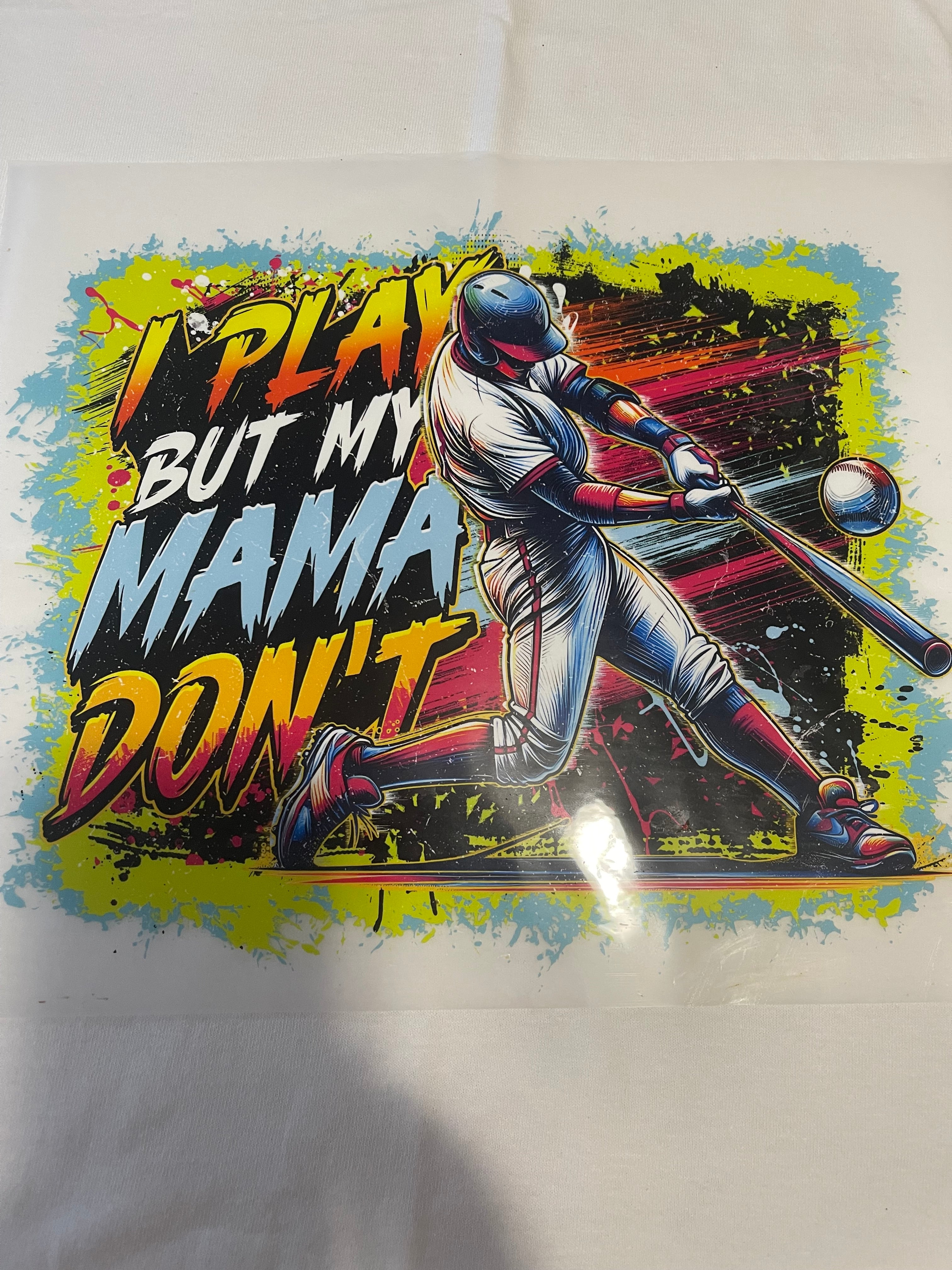 Baseball Mama~~Dtf T-shirt Design