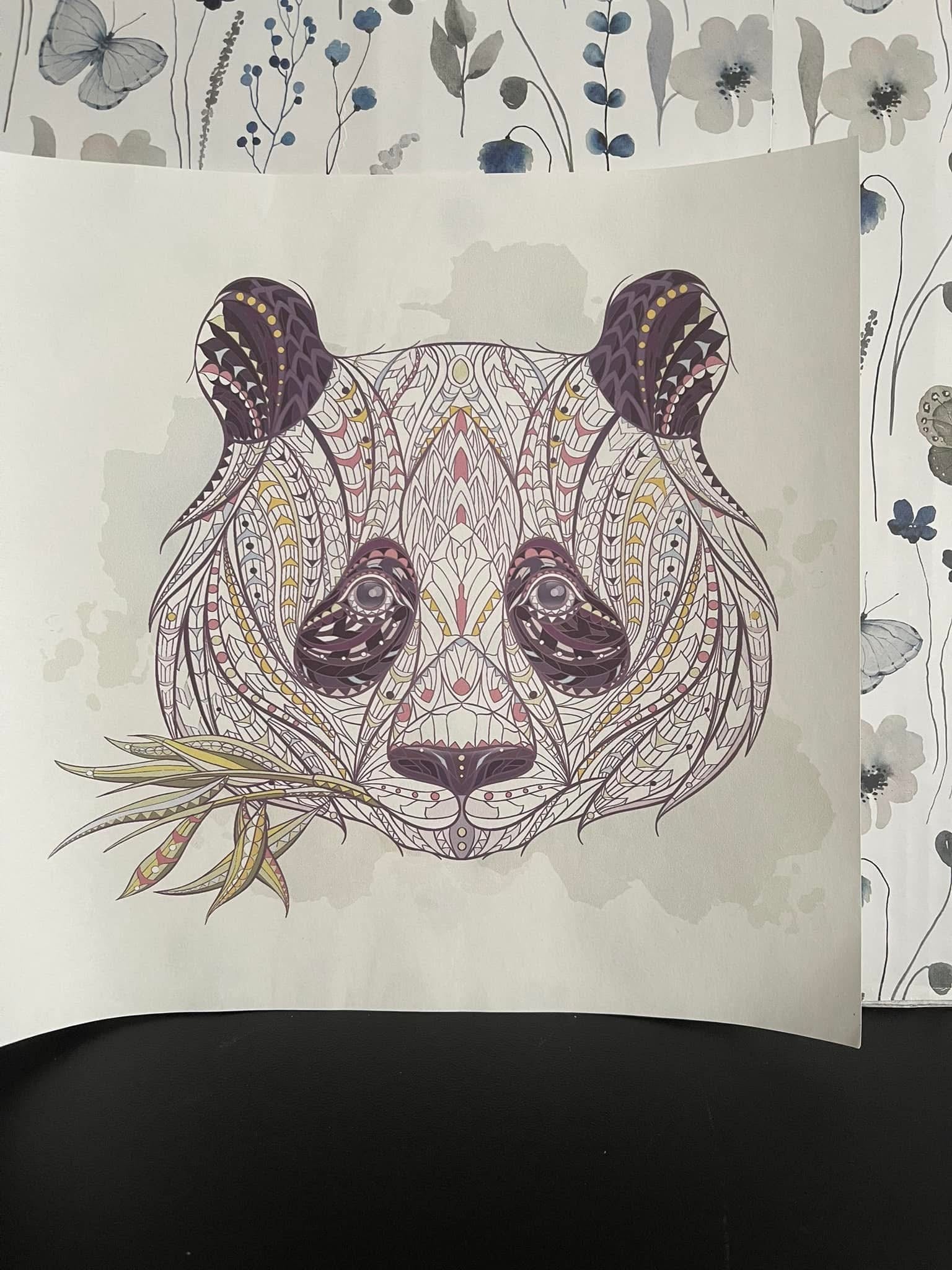 Panda bear~~Screen Print T-shirt Design