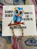 #161 Forest Green & Orange Bracelet