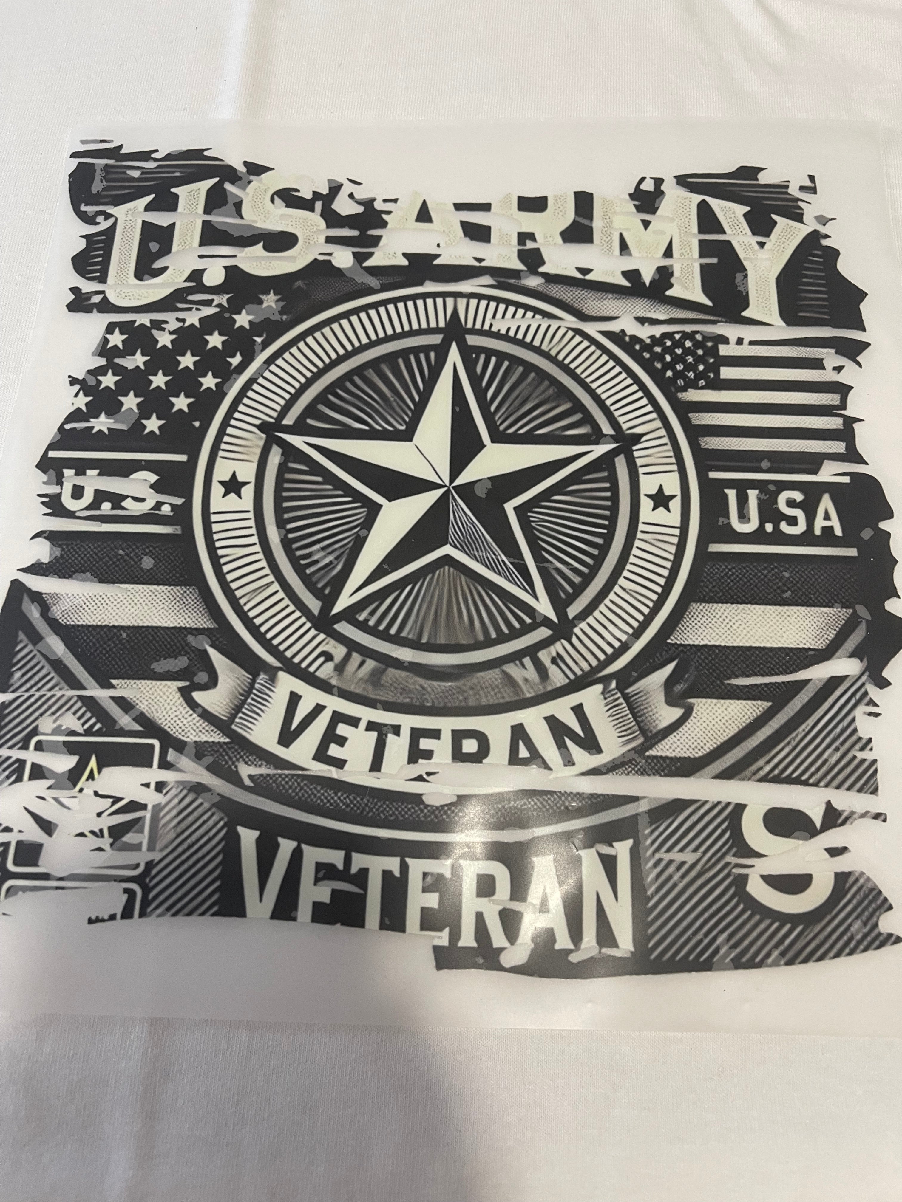 U.S Army~~Dtf T-shirt Design