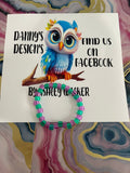 #55 Green & Purple Bracelet