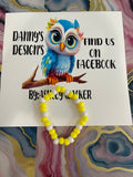 #149 Yellow & White Bracelet