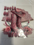 Boots On~~Dtf T-shirt Design