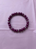#52 Purple & Silver Bracelet