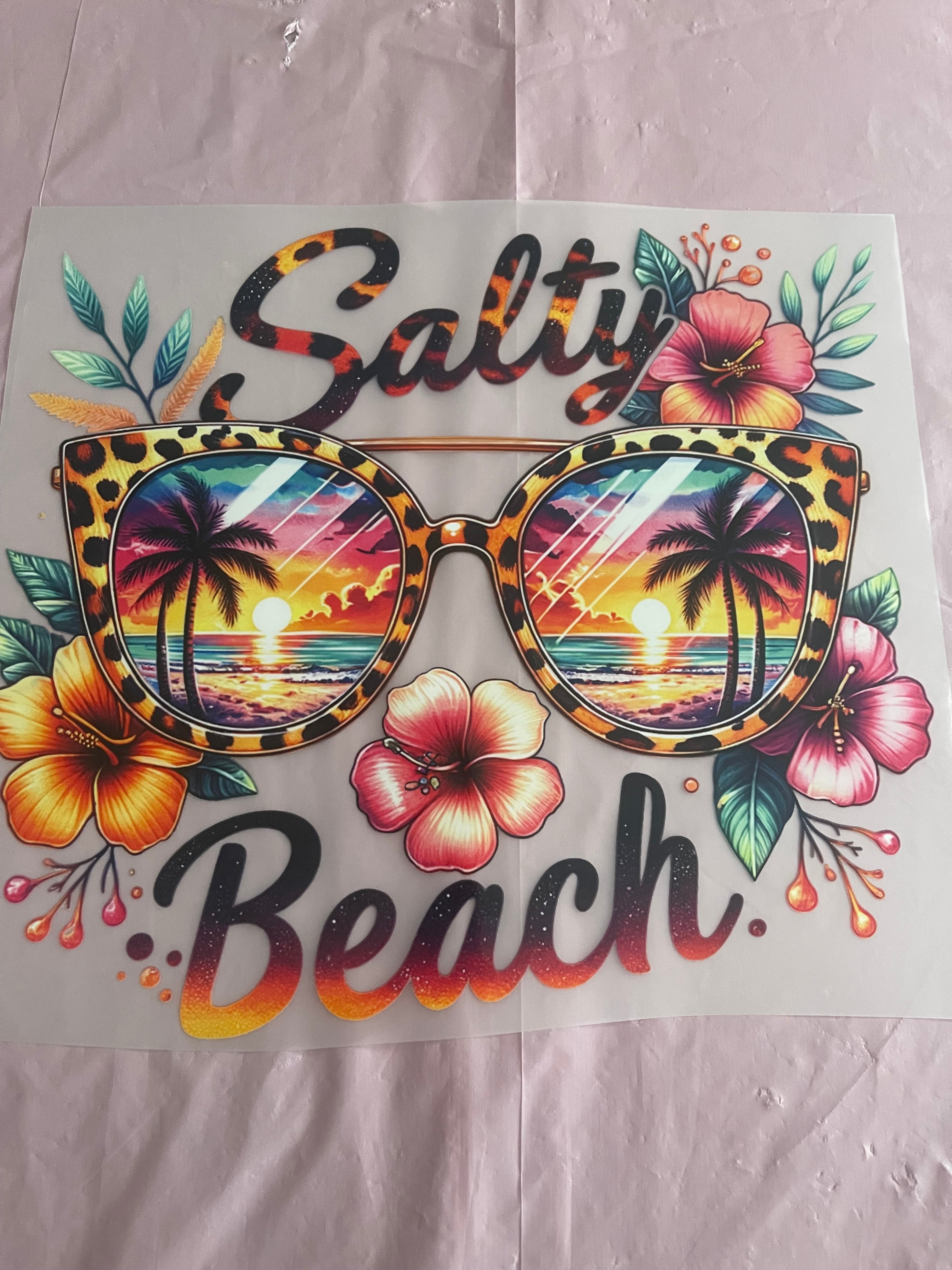 Salty Beach~~ Dtf T-shirt Design