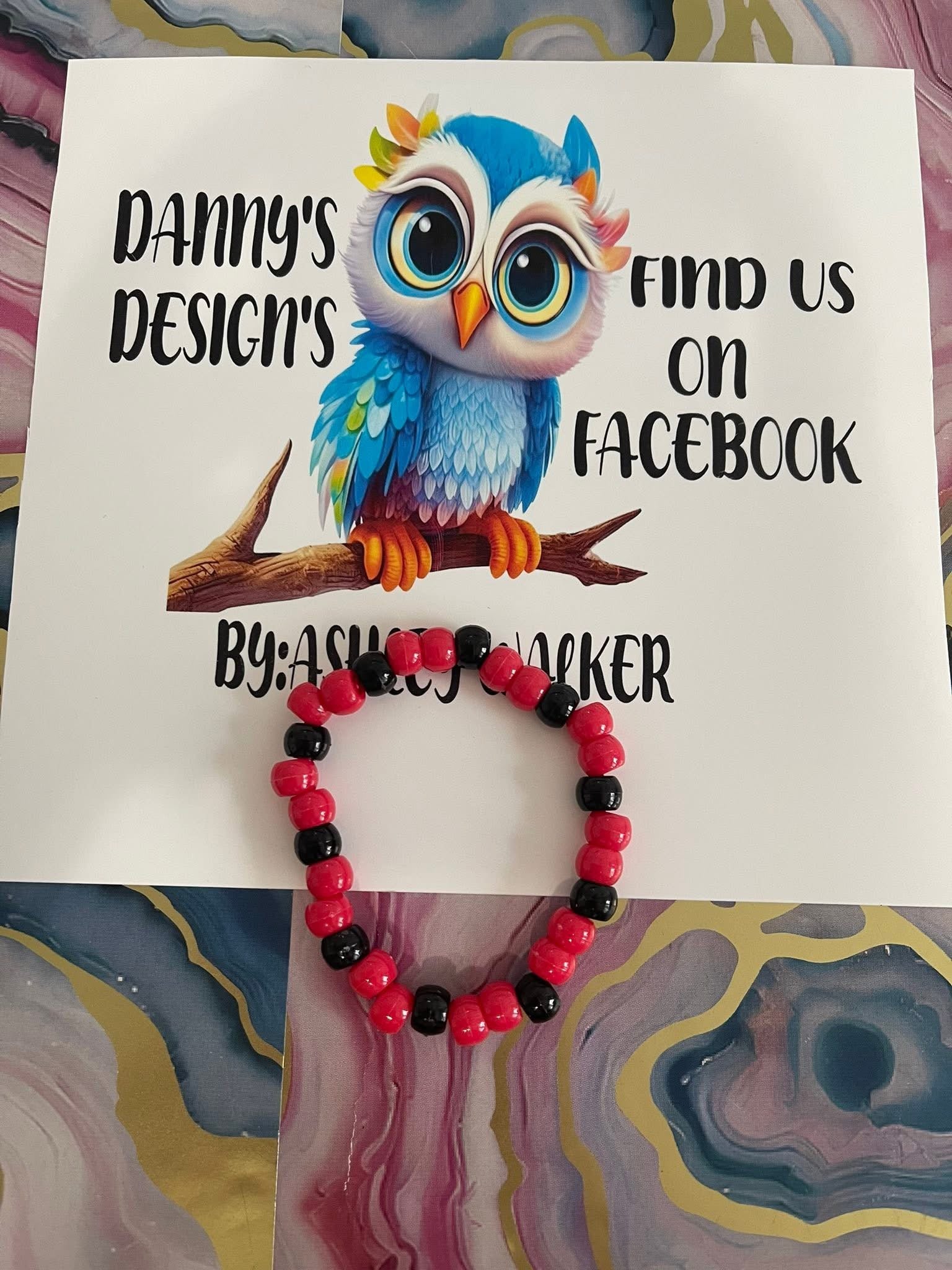 #51 Red & Black Bracelet