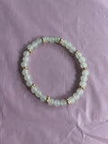 #140 YellowGreen & Gold Bracelet