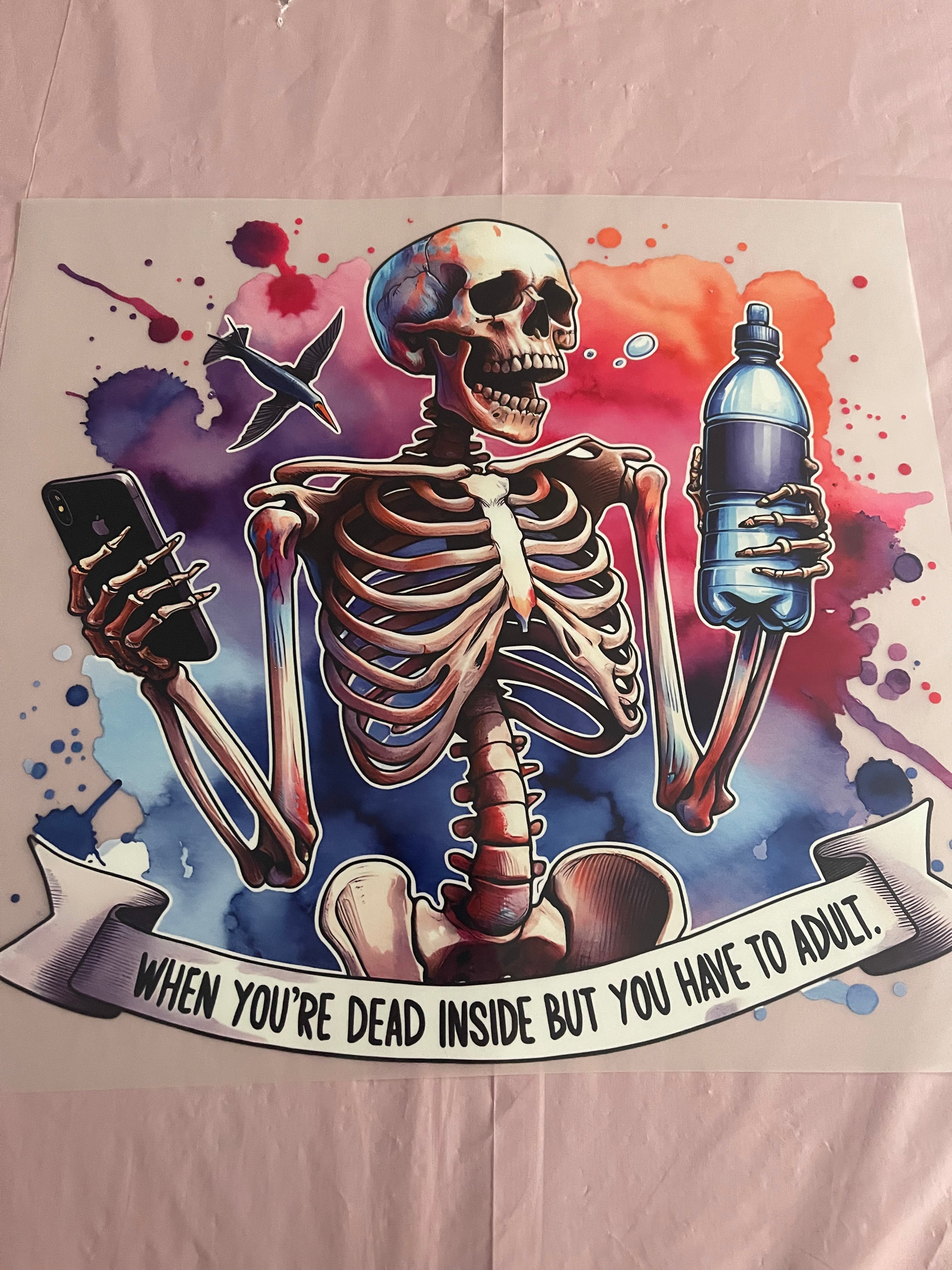 Dead Inside~~ Dtf T-shirt Design