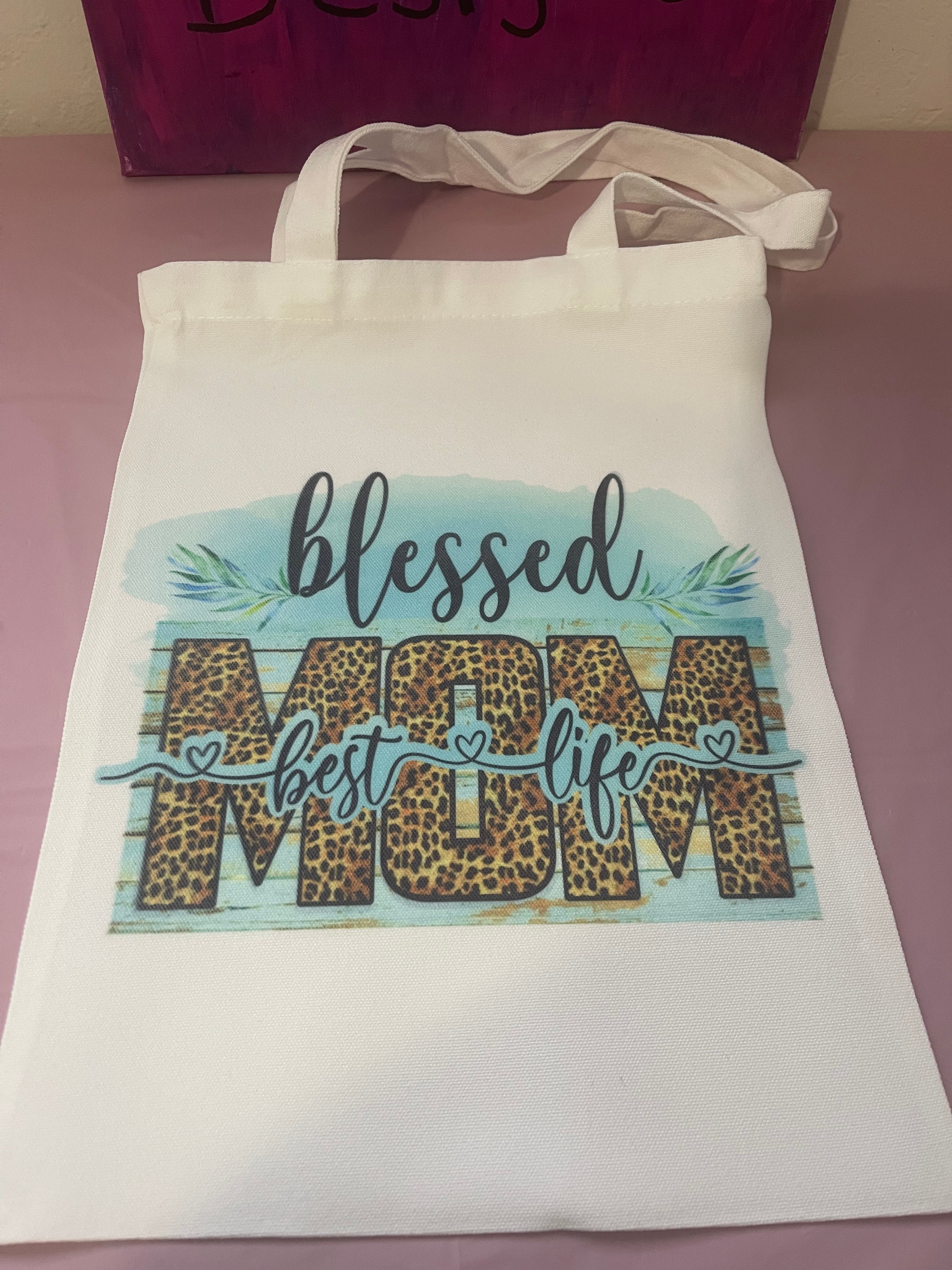 Blessed Mom Best Life~~Tote bag