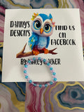#150 Baby Blue & Violet Bracelet