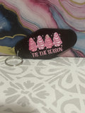 #14 Black “Christmas Cakes Tis the Season”~~Keychain