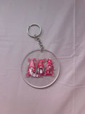 #07 Pink Gnomes~~Keychain