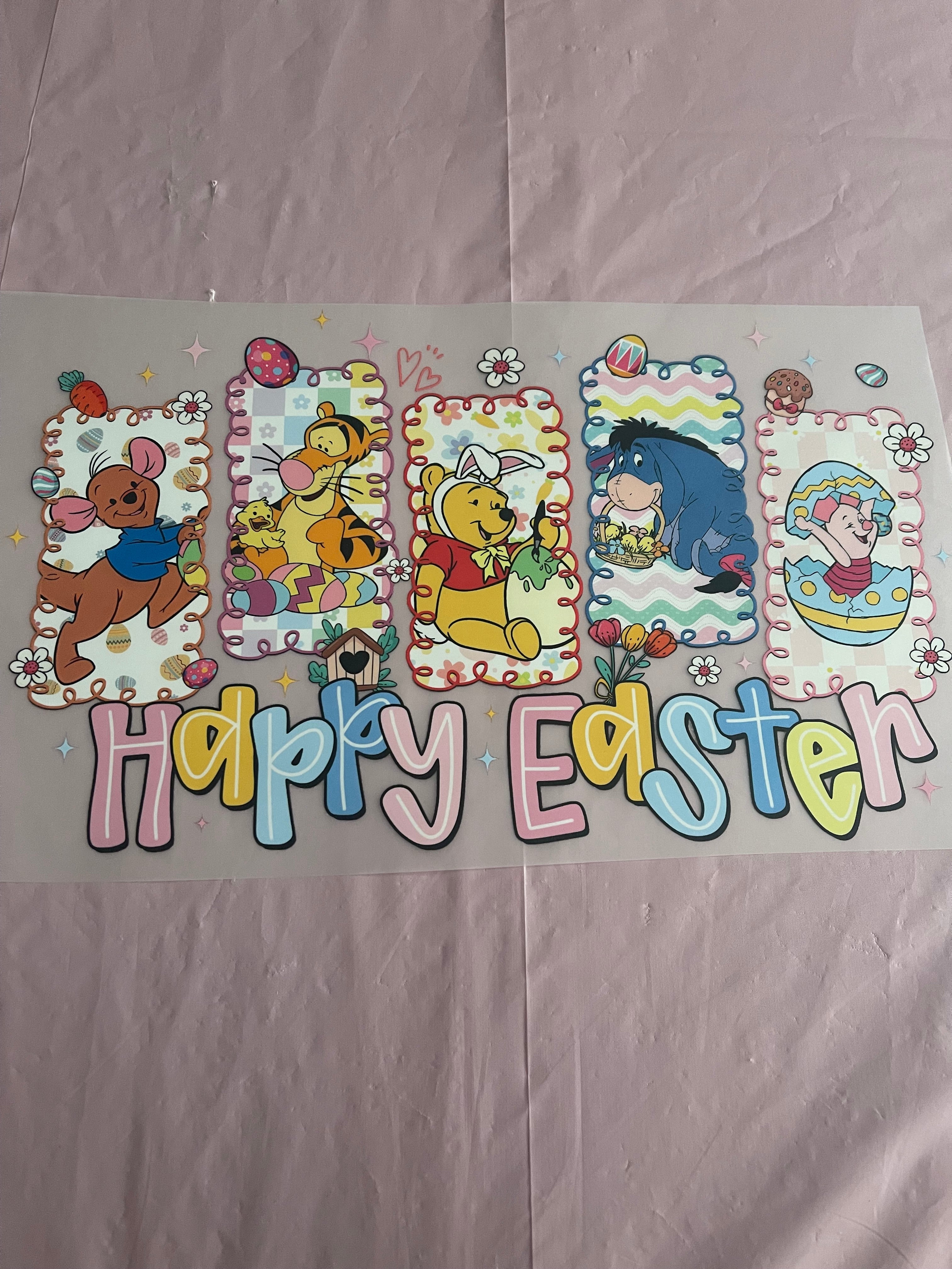 Yellow Bear Easter~~Dtf T-shirt Design