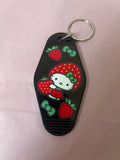 #86 HK Strawberry Cutie~~Keychain