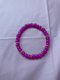 #72 Hot Pink & Gold Bracelet