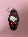#88 HK strawberry Love~~Keychain