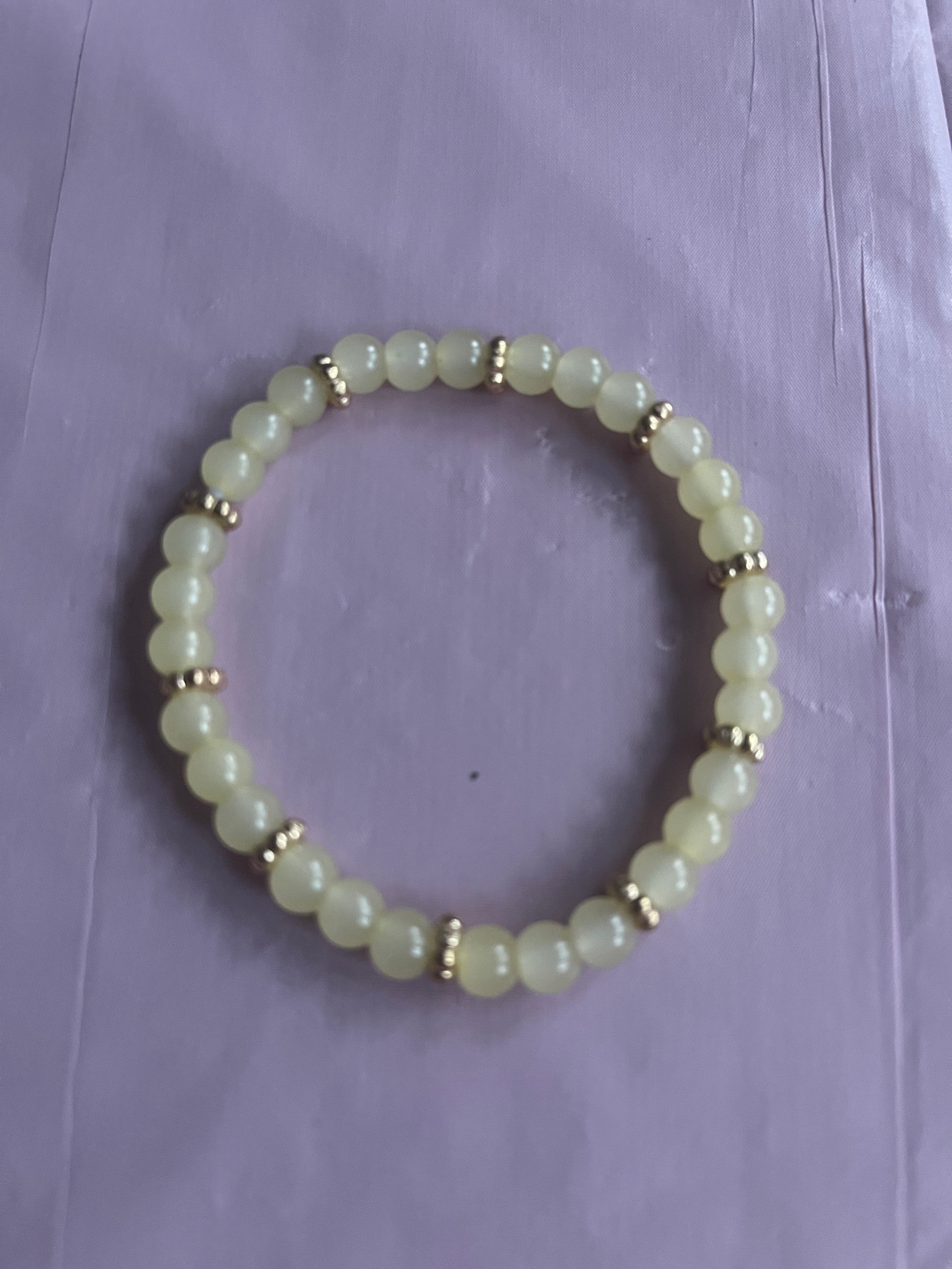 #145 Light Yellow Bracelet