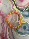 #75 Yellow & Pink Bracelet