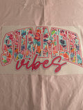 Summer Vibes~~Dtf T-shirt Design