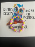 #158 Violet Yellow & Baby Pink Bracelet