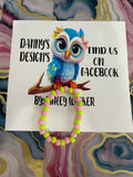 #117 Lime Green & Baby Pink Bracelet