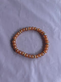 #142 Dark Orange & Gold Bracelet