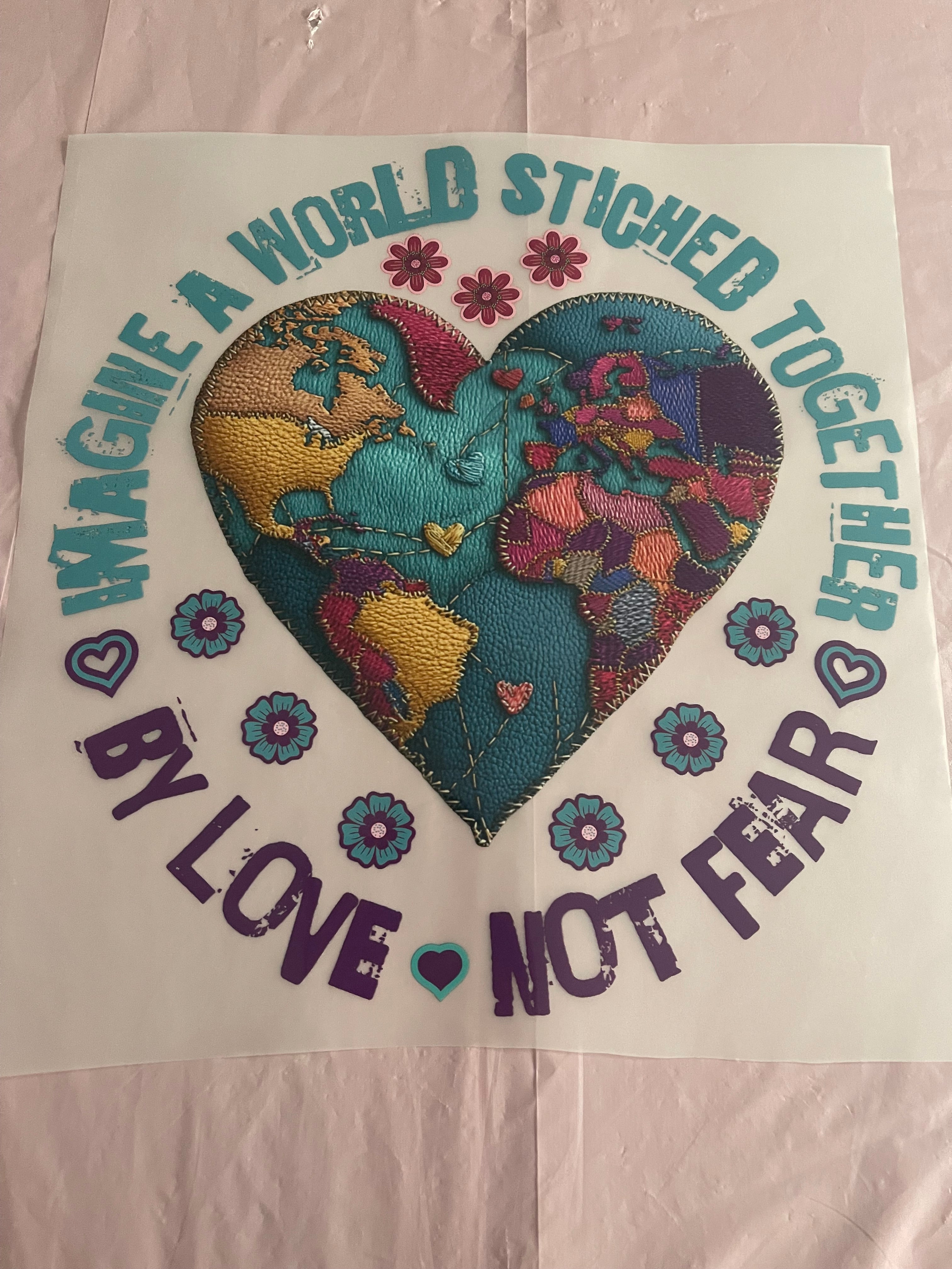 By Love Not Fear~~Dtf T-shirt Design