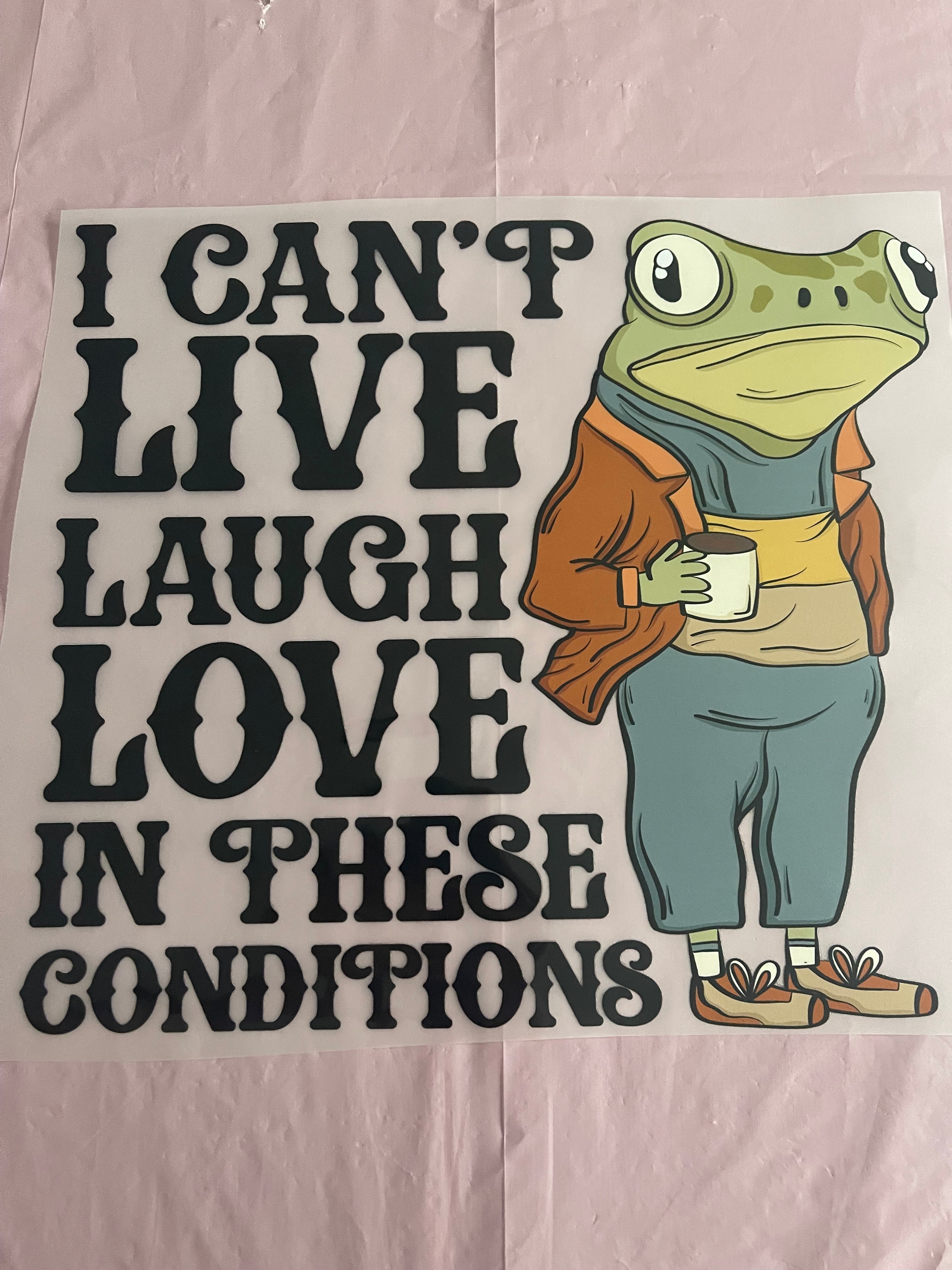 Live Laugh Love~~Dtf T-shirt Design