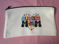 Autism Mom Puzzle Heart~~Pouch Bag