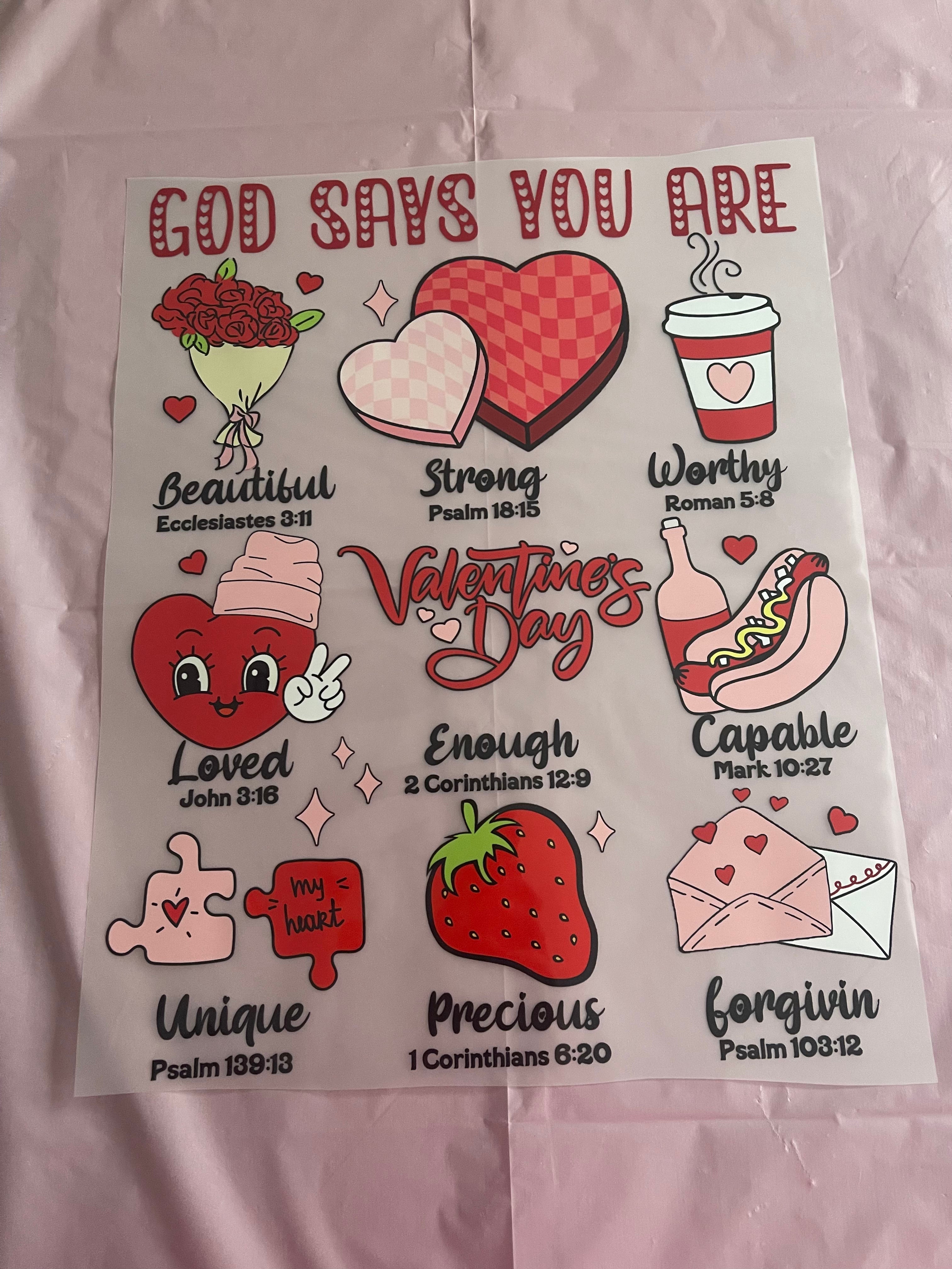 God Says You Are~~Dtf T-shirt Design