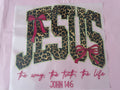 Jesus Pink Bows~~Dtf T-shirt Design