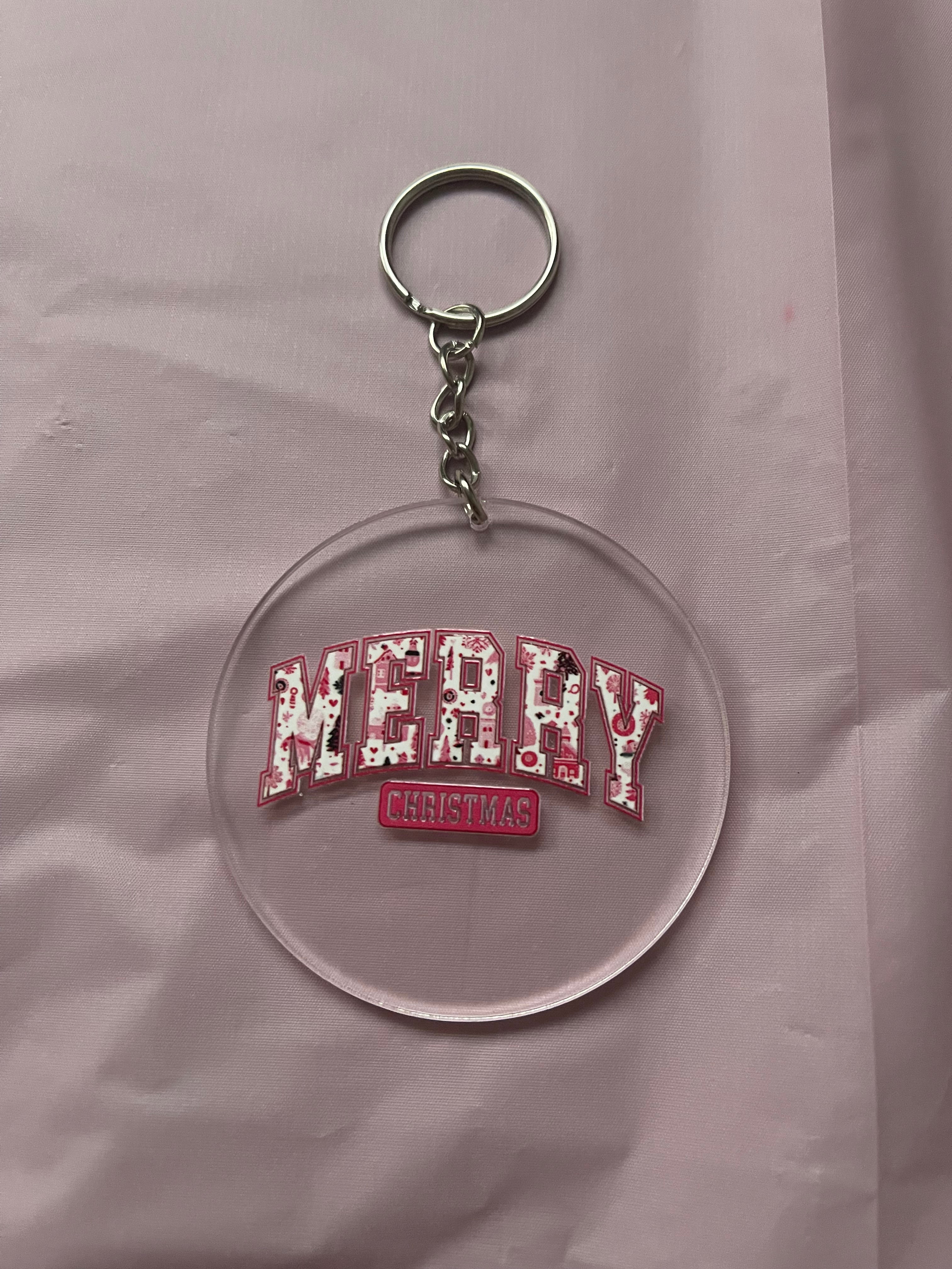 #32 Merry Christmas~~Keychain