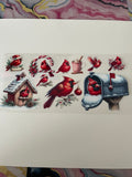 #83 Red Cardinal~~UV DTF CUP WRAP