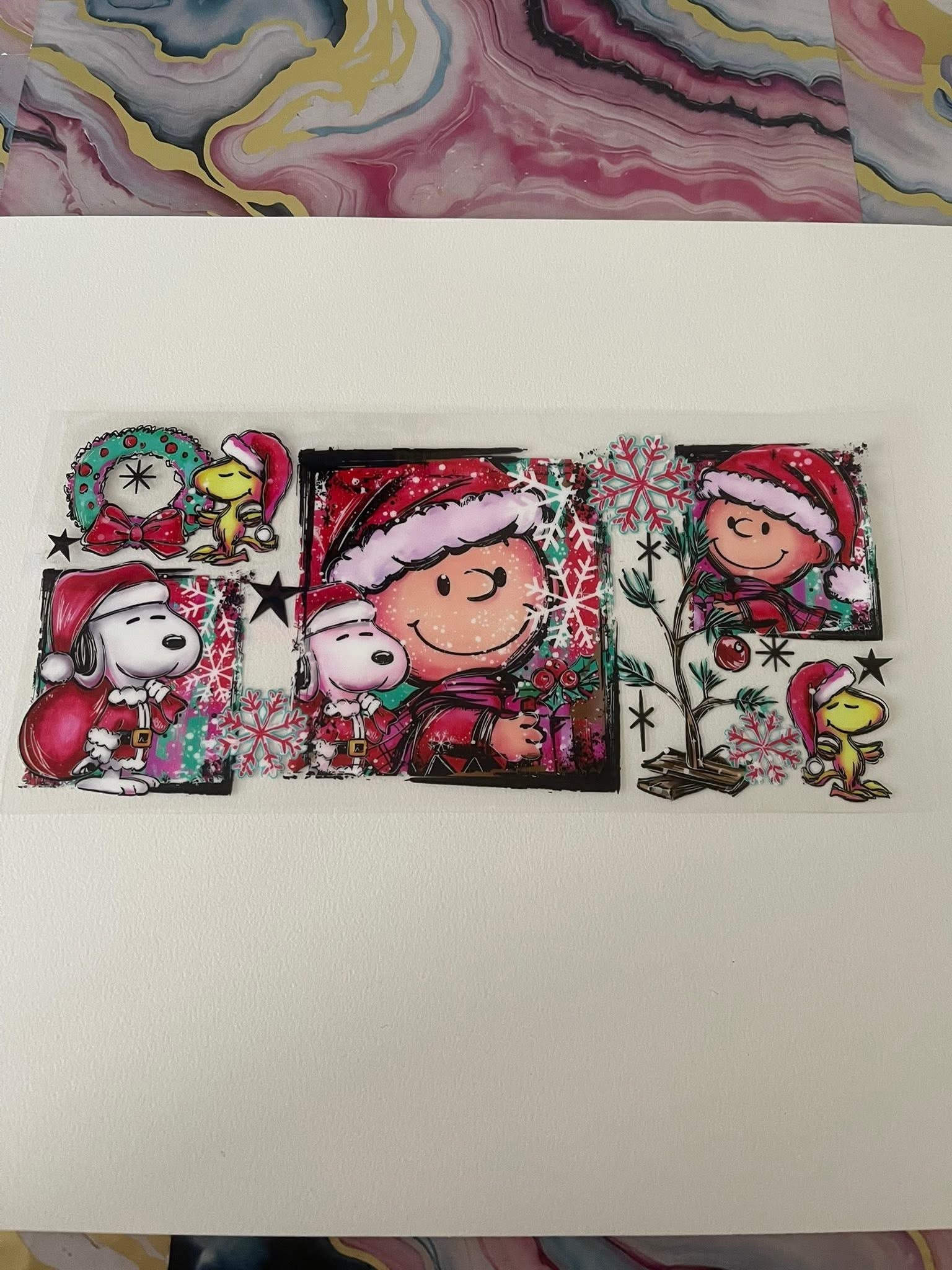 #79 Charlie Christmas~~UV DTF CUP WRAP