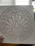 Happy Thanksgiving~~Screen Print T-shirt Design