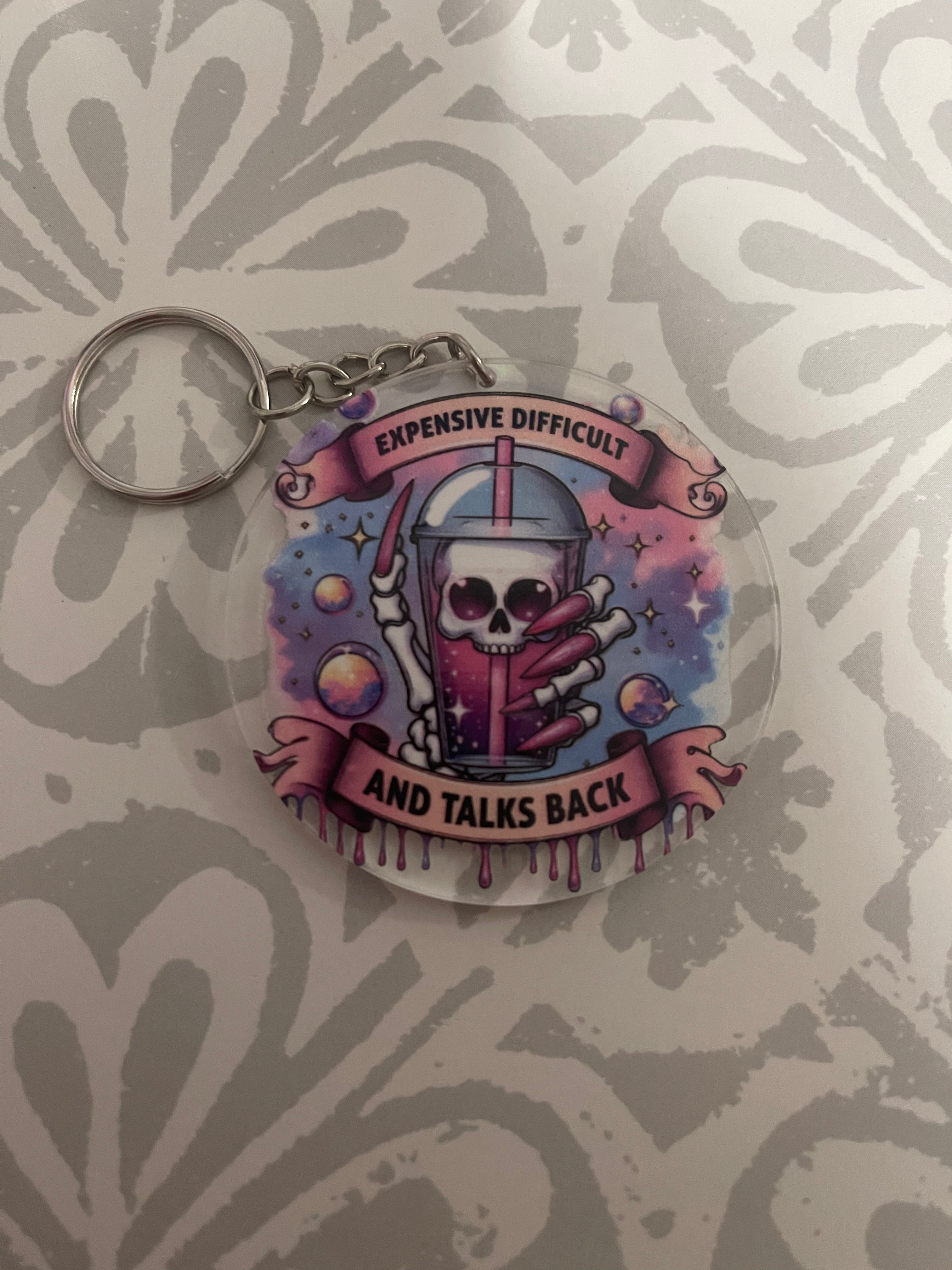 #02 Expensive Difficult & Talks Back~~Keychain