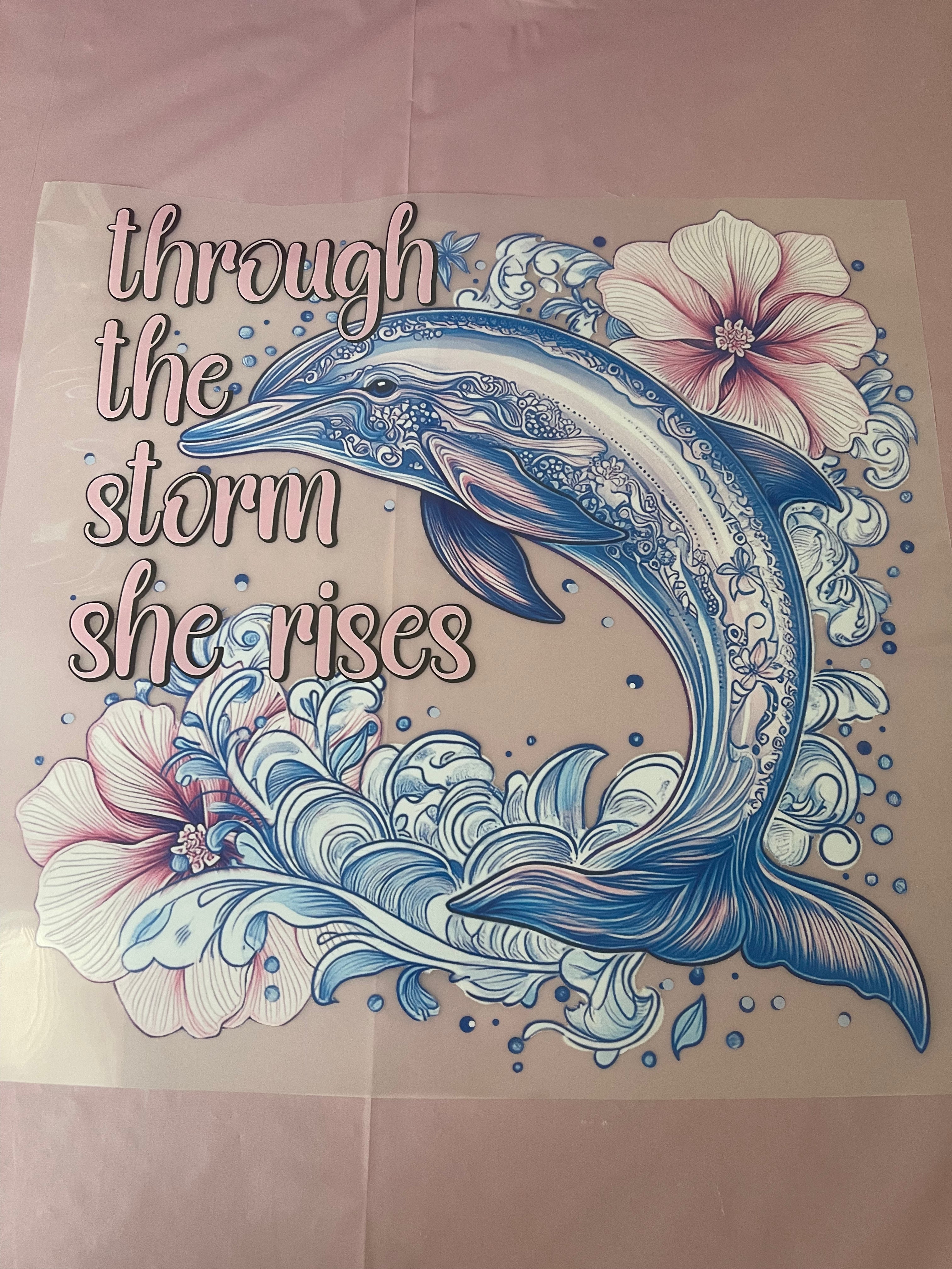 The Storm She Rises~~Dtf T-shirt Design