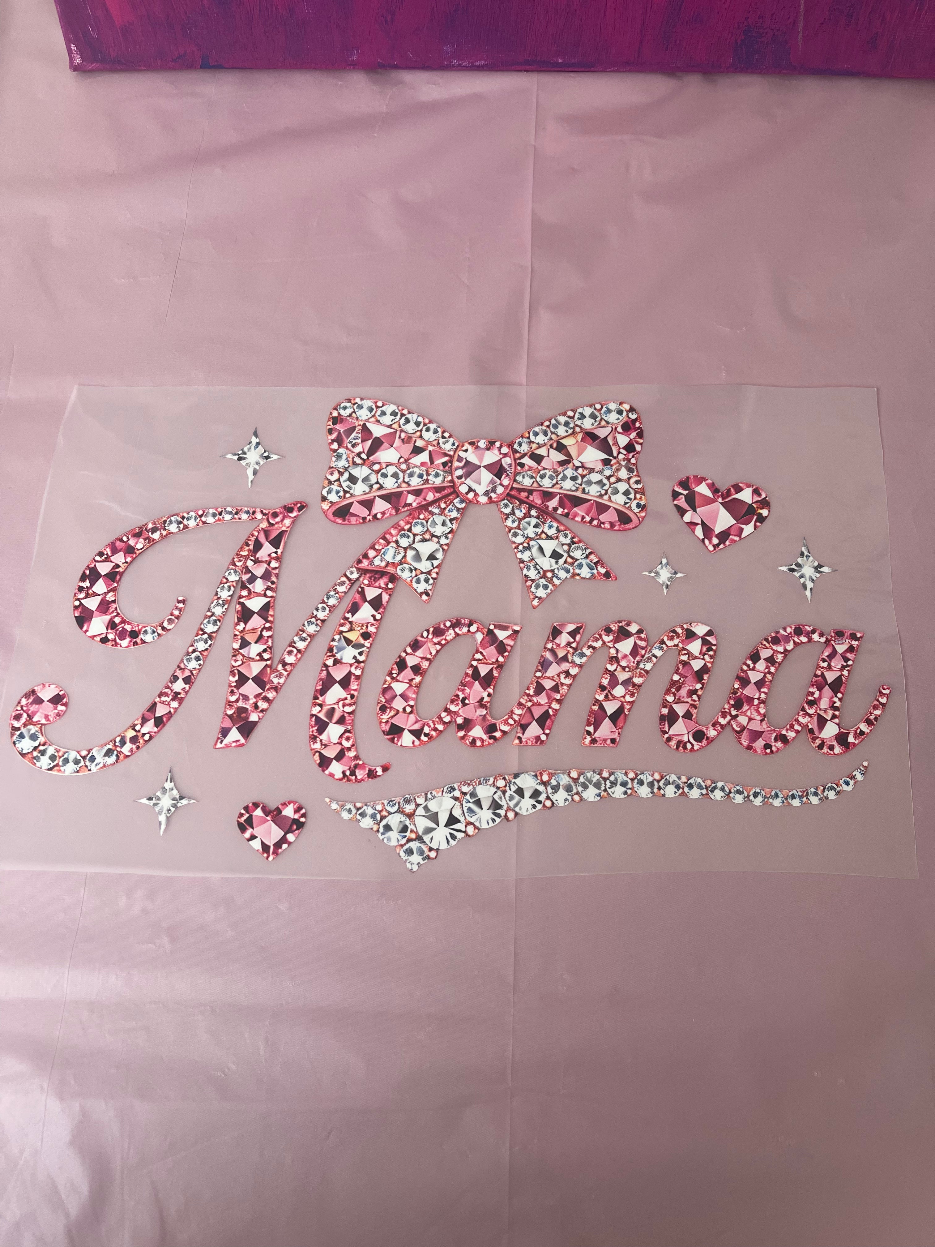 Mama Bling~~Dtf T-shirt Design
