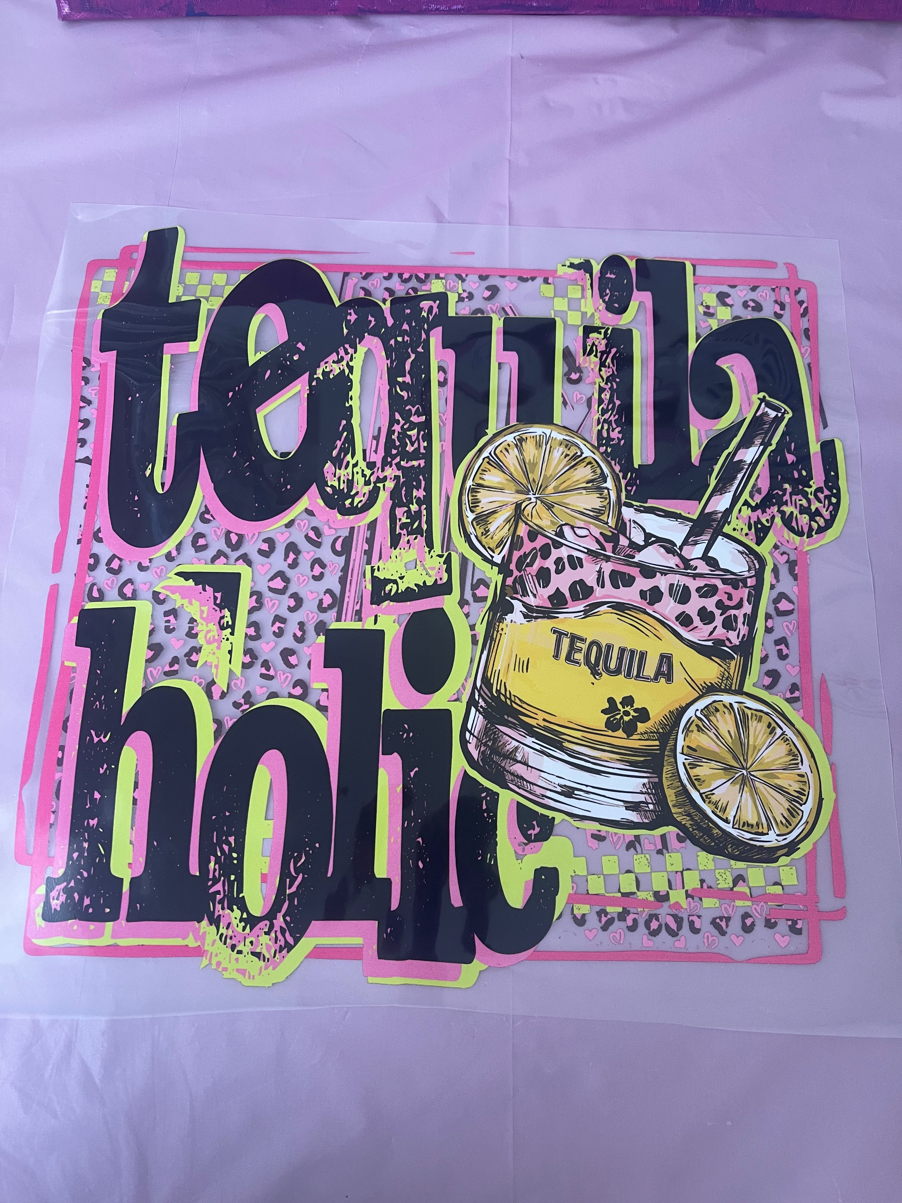Tequilaholic~~Dtf T-shirt Design
