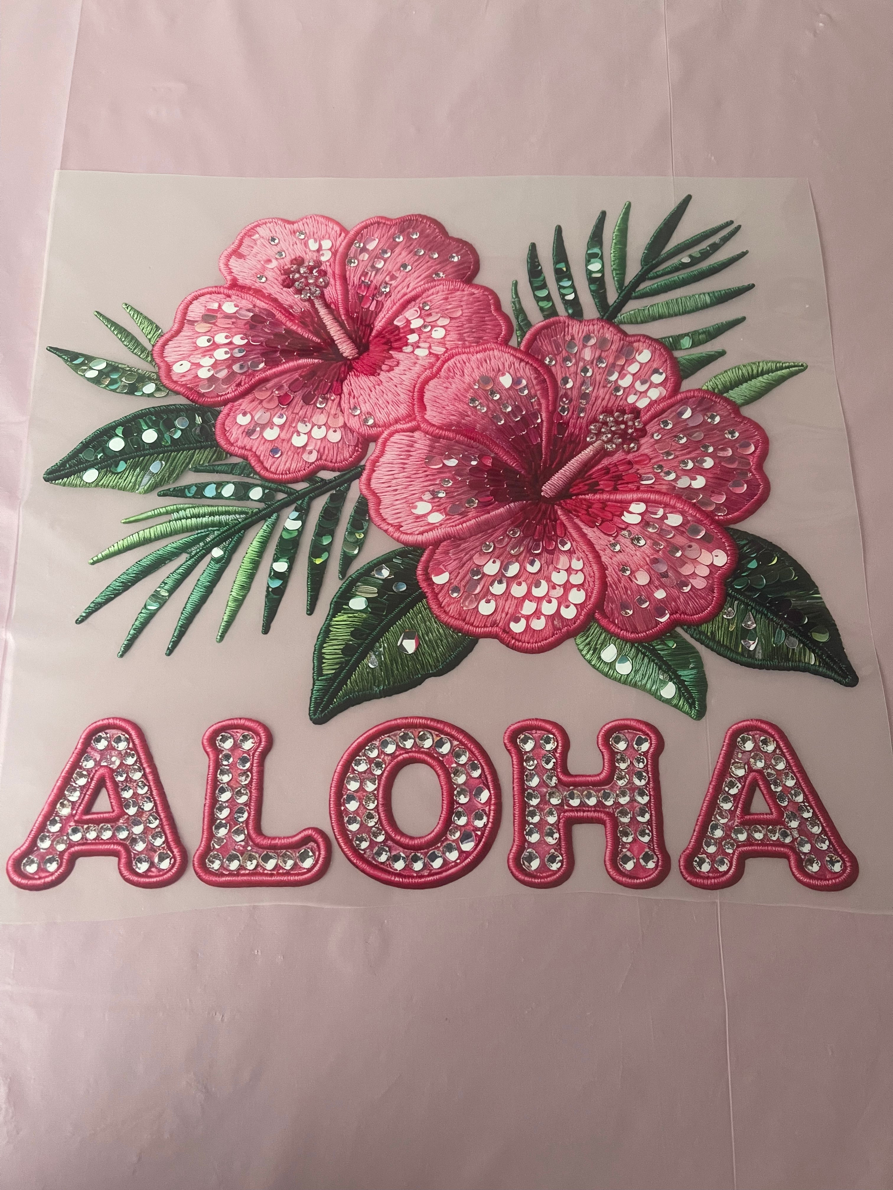 Aloha~~Dtf T-shirt Design