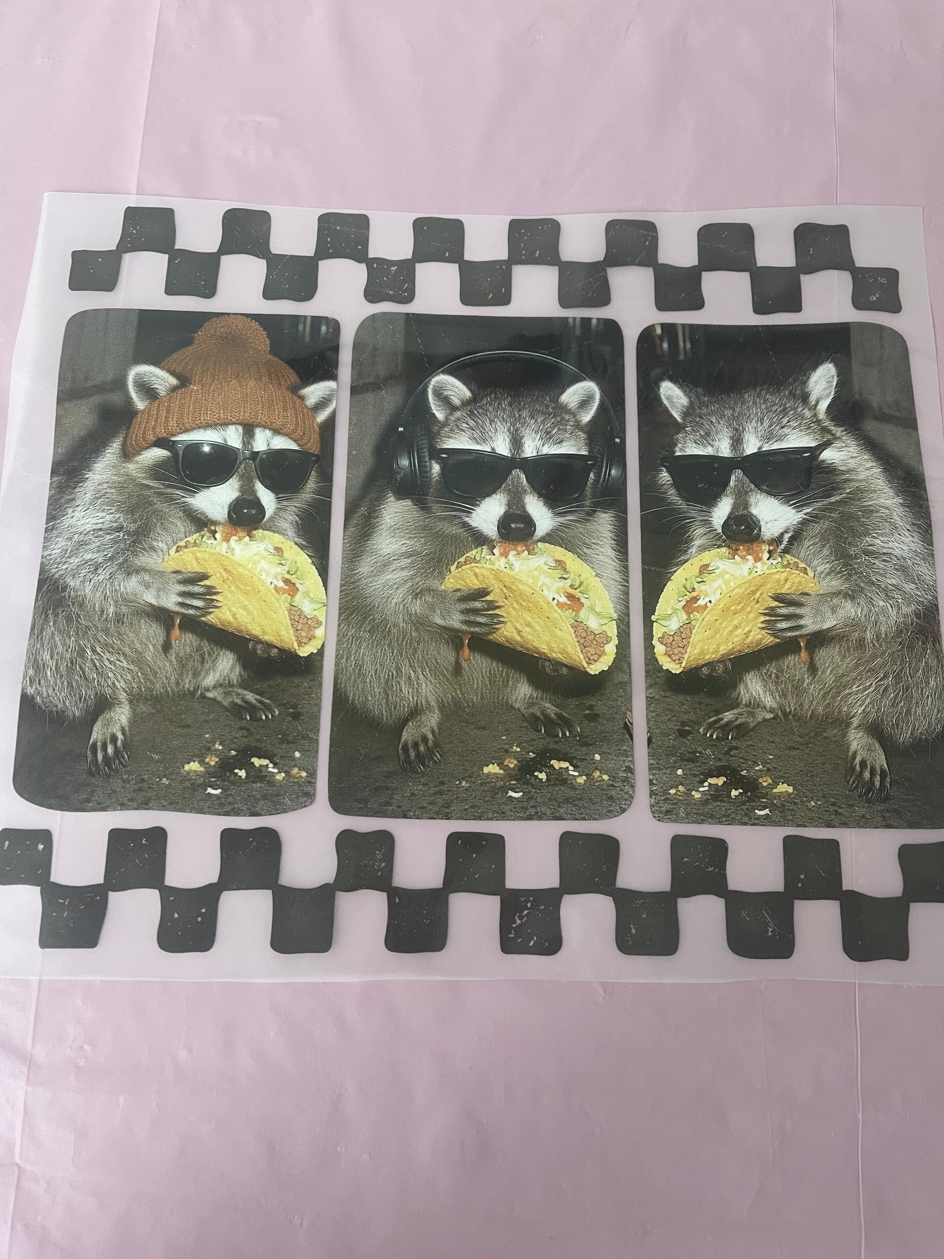 Raccoon Taco~~Dtf T-shirt Design