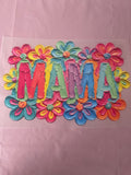 Painted Floral Mama~~Dtf T-shirt Design