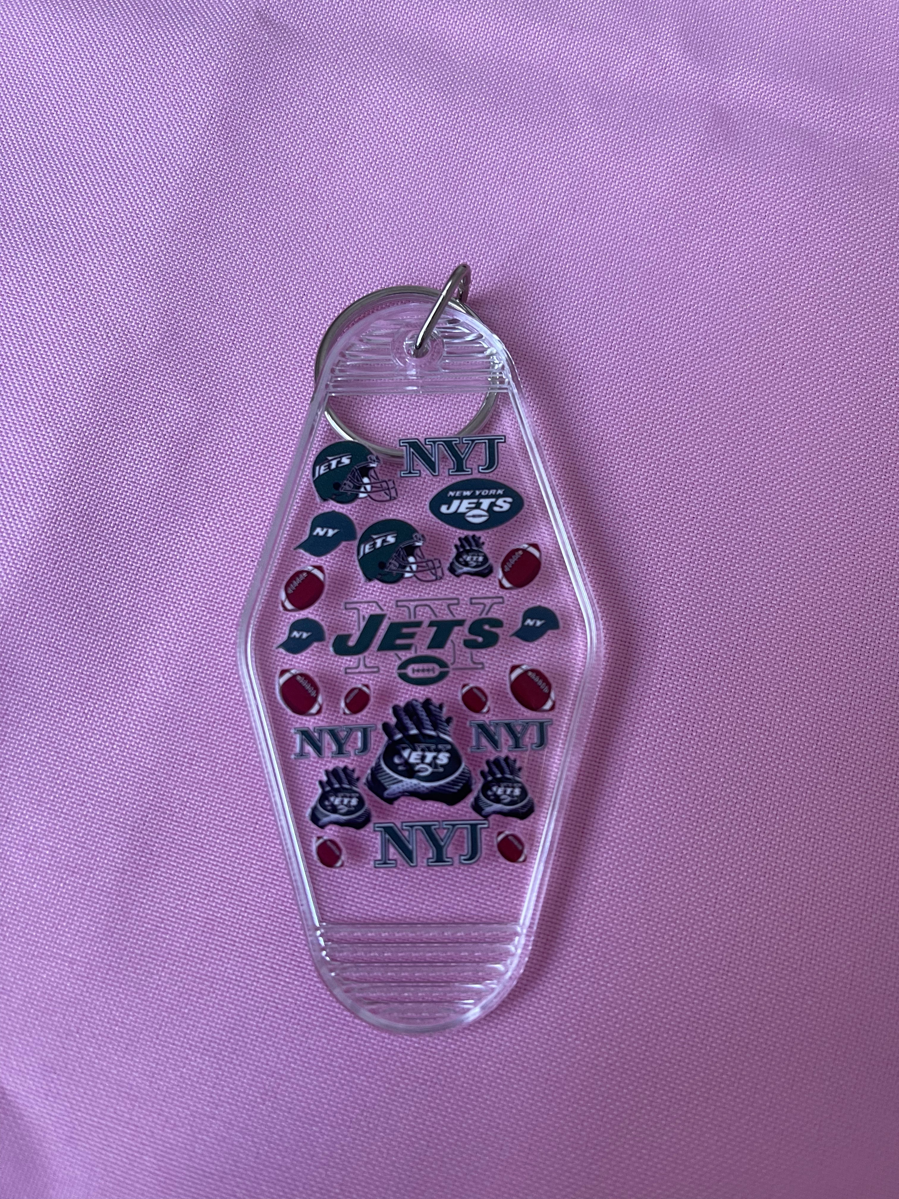 #130 NYJ~~Keychain